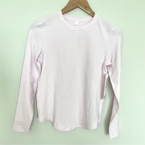 Lululemon Love Long Sleeve Shirt Meadowsweet Pink Size 0